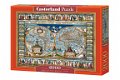 Castorland - Map of the World, 1639 - 2000 Stukjes Nieuw - 2 - Thumbnail