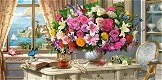 Castorland - Summer Flowers and Cup of Tea - 4000 Stukjes Nieuw - 1 - Thumbnail