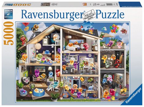 Ravensburger - Gelini Poppenhuis - 5000 Stukjes Nieuw - 2