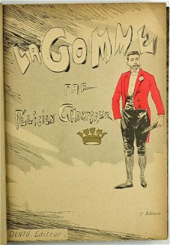 [Rops, Chéret] La Gomme 1889 Champsaur Pièce en 3 Acts - 3