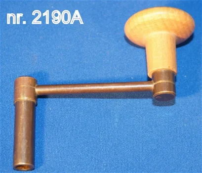 Staande klok sleutel / kruksleutel / opwindsleutel nr. 11 = 5,00 mm. - 0