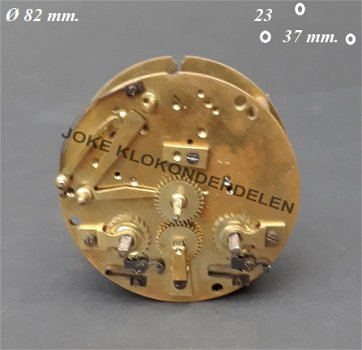 Pendule uurwerk voor onderdelen = Japy - 38896 - 0