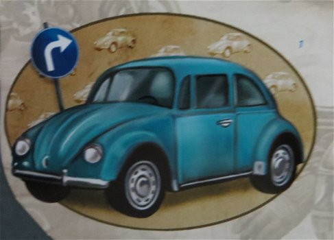 3D plaatjes --- VERVOER --- VOLKSWAGEN --- BLAUW GEKLEURD - 2