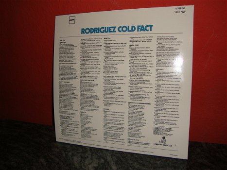 Rodriguez - Cold Fact LP - 2