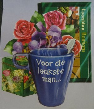 3D plaatjes --- MANNEN --- BLOEMEN, BONBONS en een MOK --- VOOR DE LEUKSTE MAN... - 2