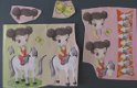 3D plaatjes --- KINDEREN --- MEISJE op de RUG van een PONY --- PAARDENRAND - 1 - Thumbnail