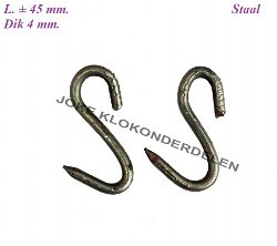 === 2 Grote gewicht haken = oud === 38926