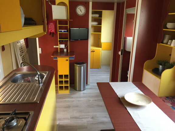 Stacaravan| Mobilehome| Chalet te huur aan Zee|Toscane, Italie - Afbeelding 2