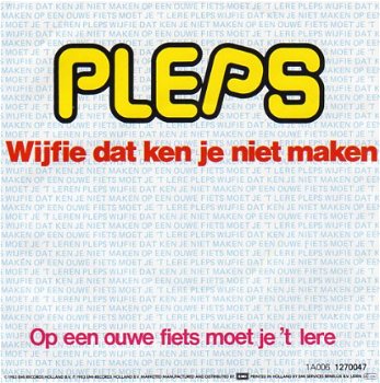 Pleps ‎– Wijfie Dat Ken Je Niet Maken (1983) - 1