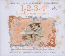 1-2-3-4 Hoedje Van Papier - En Andere Nostalgische Kinderliedjes  ( 2 CD) Nieuw/Gesealed