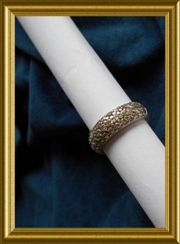 Mooie zilveren ring met steentjes - 1