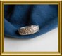 Mooie zilveren ring met steentjes - 2 - Thumbnail