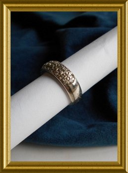 Mooie zilveren ring met steentjes - 6