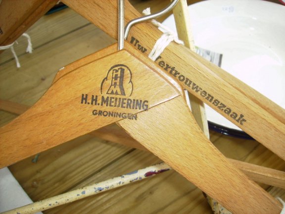 Hangers, hout, met opdruk - Afbeelding 3