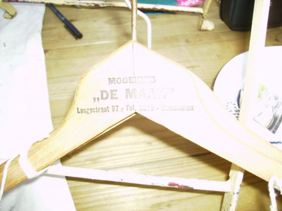 Hangers, hout, met opdruk - Afbeelding 4