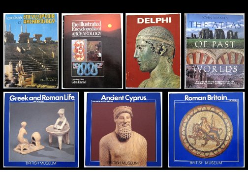 [Oudheid] 7 boeken o.a. Larousse Encyclopedia of Archaeology - 0