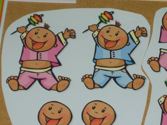 Kaart nr. 20 --- 3D SET voor WENSKAART --- BABY / KINDEREN --- ADOPTIEKINDJE / WELKOM - Afbeelding 3