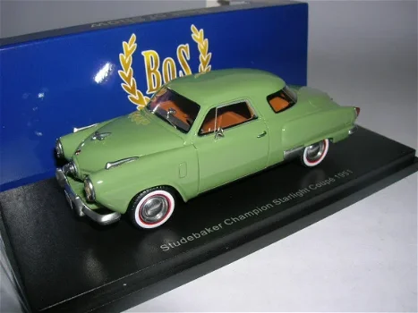 1:43 BoS-Models Studebaker Champion Starlight Coupe 1951 groen - 1