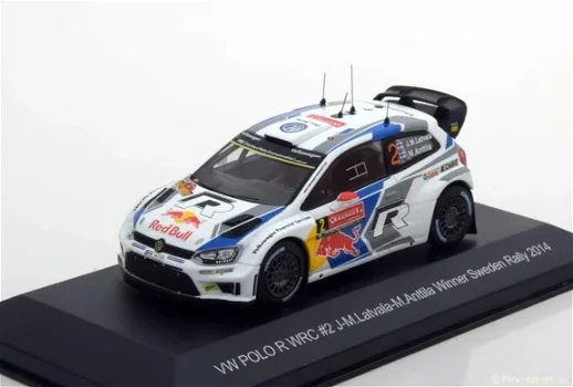 1:43 WhiteBox VW Polo R WRC 2014 RedBull - 0