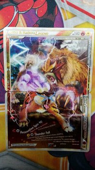 Entei & Raikou legend kaarten 90/95 &91/95 HS Unleashed set2 nm - 1