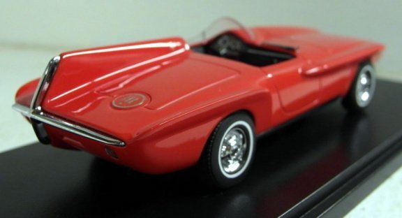 1:43 BoS-Models Plymouth XNR Spider concept 1960 oranjerood - 2