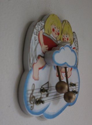 3d hang decoratie met engeltjes - nr. 1