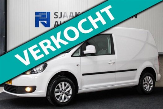 Volkswagen Caddy - 1.6 TDI 75pk Highline✅ 1e Eig|NL|Dealer|Schuifdeur|Deuren|NAVI|BT|Airco|PDC|Cruis - 1