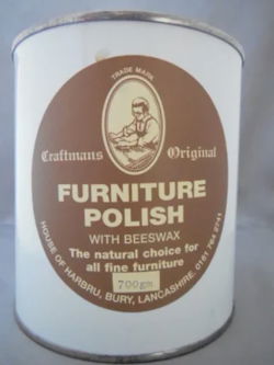 Craftsman Original Furniture Polish, Meubelwas met echte bijenwas, blik 700 gr. € 33,00