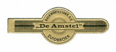 Zonder merk - Reclamebandje Kalkmortelfabr NV De Amstel, Zuidbroek