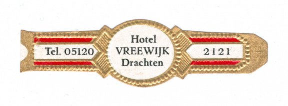 Zonder merk (type Agio) - Reclamebandje Hotel Vreewijk, Drachten - 1