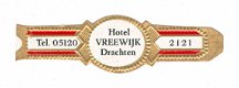 Zonder merk (type Agio) - Reclamebandje Hotel Vreewijk, Drachten - 1 - Thumbnail