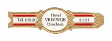 Zonder merk (type Agio) - Reclamebandje Hotel Vreewijk, Drachten