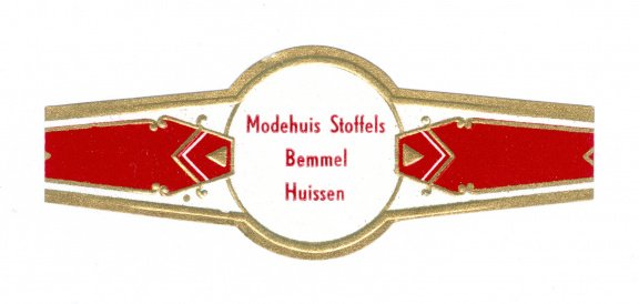 Zonder merk (type Vedetten) - Reclamebandje Modehuis Stoffels, Bemmel-Huissen - 1