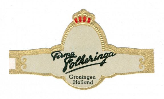 Abonné - Reclamebandje Firma Folkeringa, Groningen Holland (eitje, stemt tevrêe) - 1