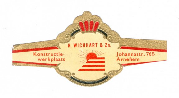 Abonné - Reclamebandje H Wichhart & Zn Konstructiewerkplaats, Arnhem - 1