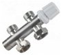 Sanifun thermostaatventiel onderblok 3/4 inch recht geborsteld staal - 1 - Thumbnail