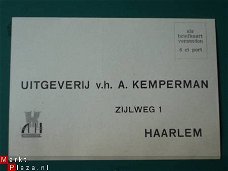 Oude briefkaart voor 6 cent.