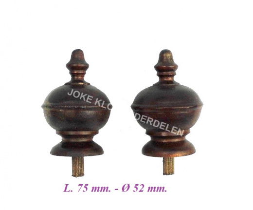 === 2 Klok tollen = oud === 38983 - nr. 1