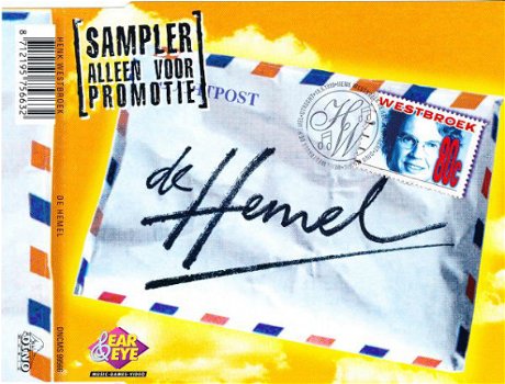 Henk Westbroek ‎– De Hemel Promo 3 Track CDSingle - 1