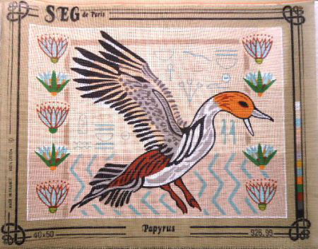 SEG VOORBEDRUKT BORDUURSTRAMIEN " VOGEL " - nr. 1
