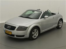 Audi TT Roadster - 1.8 5V Turbo / airco-ecc / cabrio / leder / zilver -metallic