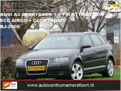 Audi A3 Sportback - 1.6 FSI Attraction ( INRUIL MOGELIJK ) - 1