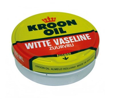 Vaseline zuurvrij wit in blik Kroon Oil - 0