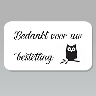 Quote stickers beautiful 60x30mm (10 stuks) - 2