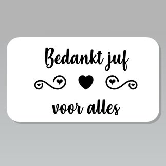 Quote stickers beautiful 60x30mm (10 stuks) - 4