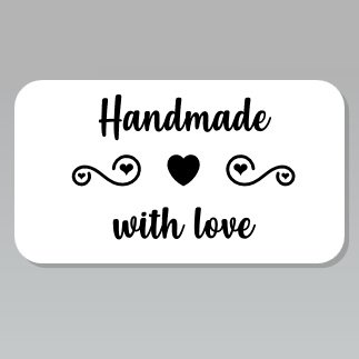 Stickers bedankt bestelling met eigen tekst 6x3cm (24 stuks) gepersonaliseerd - 8