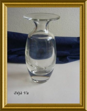 Oude vaas ; dik glas, blank - nr. 1
