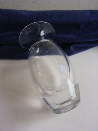 Oude vaas ; dik glas, blank - Afbeelding 5