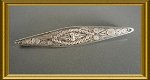 Mooie zilveren filigrain broche // beautiful silver filigree brooch - 6 - Thumbnail