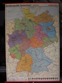 Schoolkaart van Duitsland. - 1
